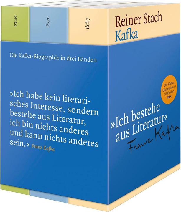 Produktbild Die Kafka-Biographie in drei Bänden (Deutsch, Reiner Stach, 2023)