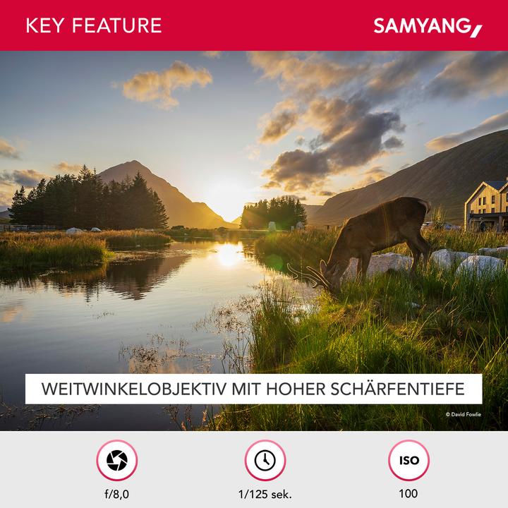 Image du produit Wiltec F2,8 (Sony E, APS-C / DX, Plein format)