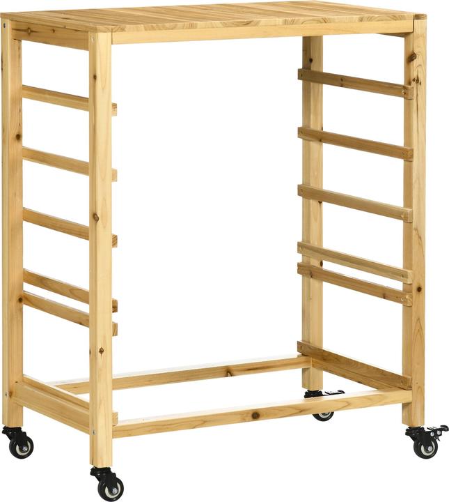 Produktbild Outsunny Obst- & Gemüseregal mit Rollen