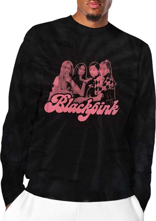 Music Brand TShirt Farbgetaucht Langärmlig