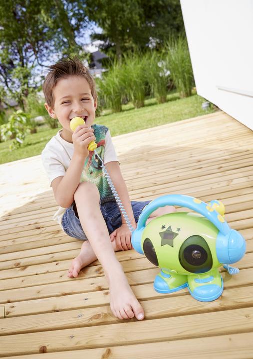 Actual product image Bigben MP3 Karaoke robot green