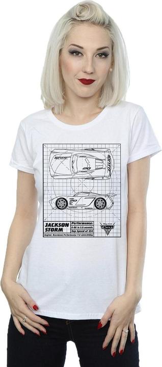Produktbild Disney Cars Jackson Storm Blueprint TShirt (L)