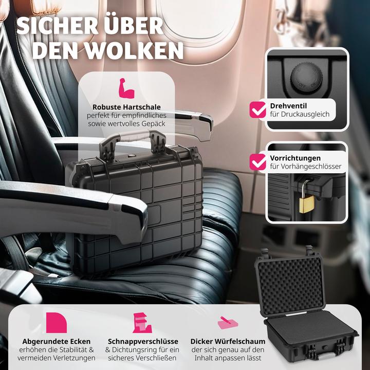 Produktbild tectake Fotokoffer Universalbox (Fotokoffer, 14.50 l)