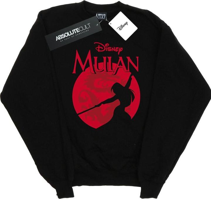 Actual product image Disney Mens Mulan Dragon Silhouette Sweatshirt (M)