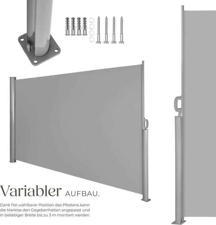 Produktbild tectake Seitenmarkise (3 m)
