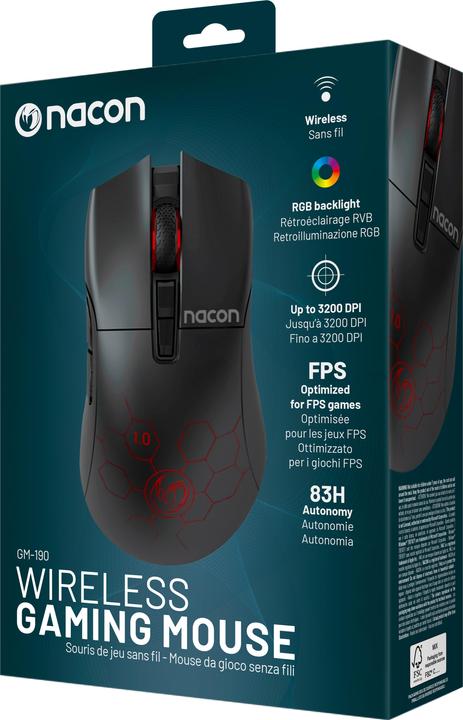 Produktbild Nacon Gaming GM-190 Wireless Gaming Mouse (Kabellos)