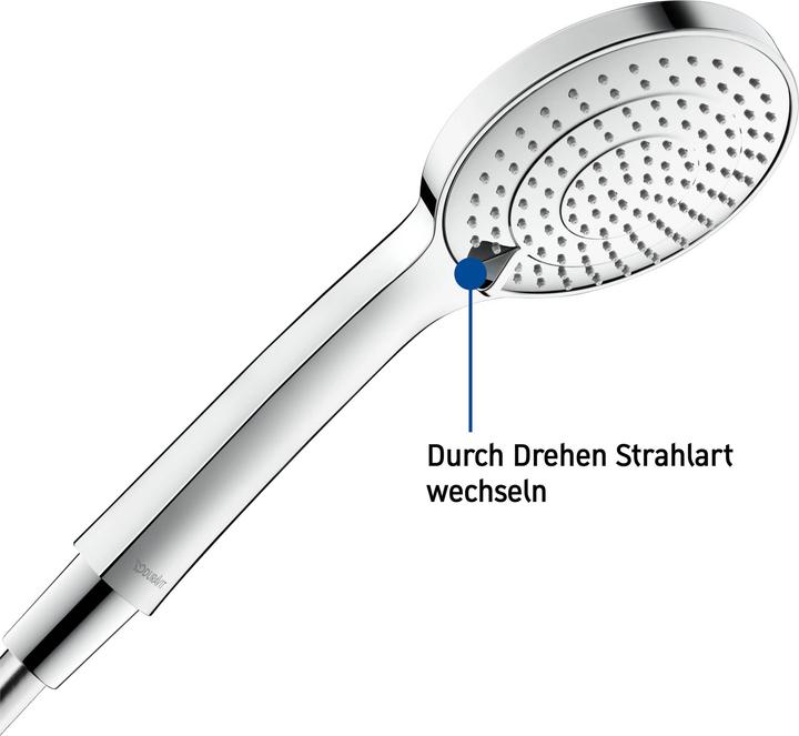 Produktbild Duravit Handbrause (3 Strahlarten, 8.80 l/min)