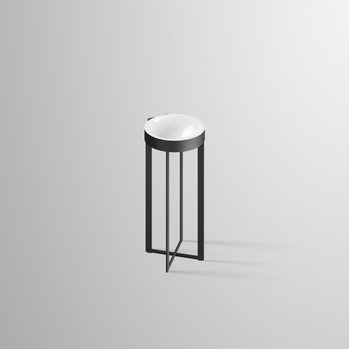 Immagine prodotto Alape Lavabo a colonna WT.RX400.CR, L:397mm, A:900mm, P:427mm, vasca rotonda, senza foro per rubinet (427 mm, 397 mm)