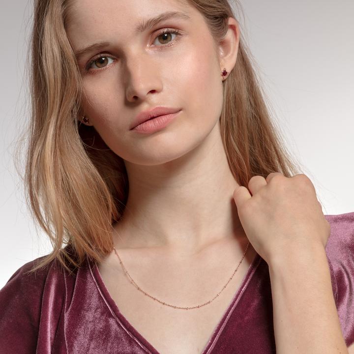Image du produit Thomas Sabo Chaîne à pois or rose (Argent 925, 38 cm)