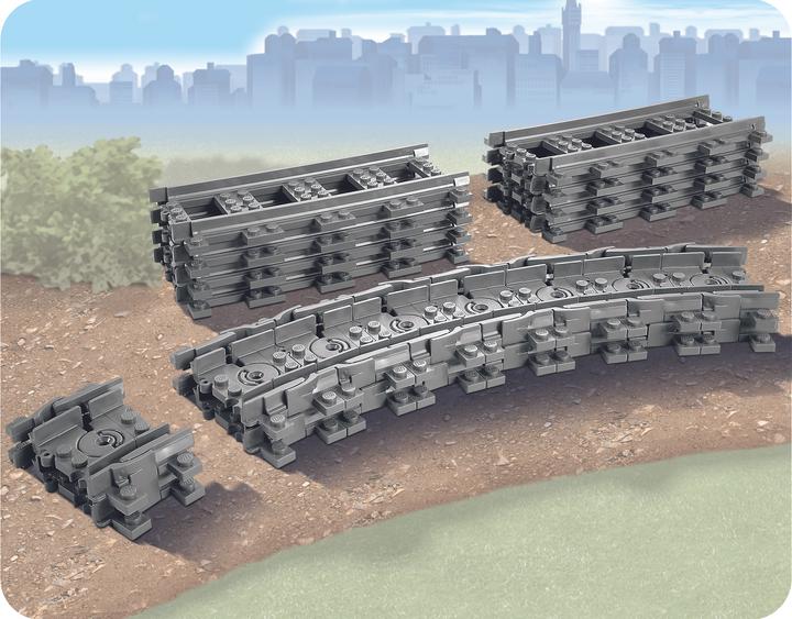 Image du produit LEGO Rails flexibles (7499, LEGO City)