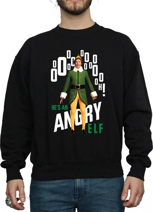 Actual product image Elf Mens Angry Sweatshirt (XXL)