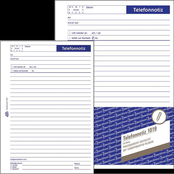 Produktbild Avery Telefonnotiz (50 x)