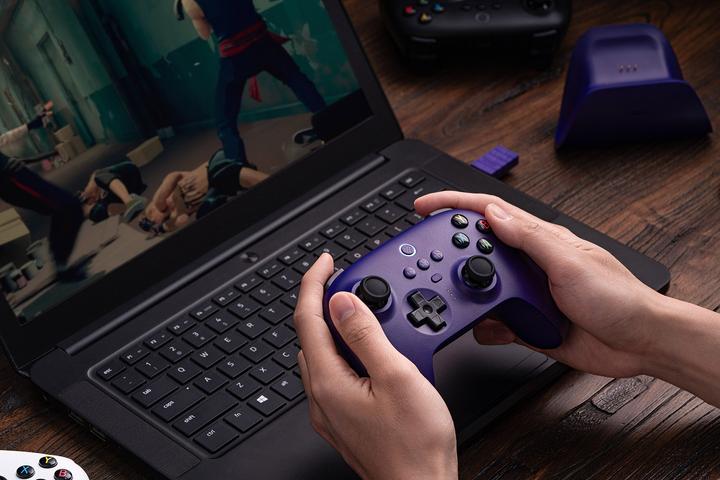 Produktbild 8bitdo Ultimate Wireless Controller – Hall Edition -langaton peliohjain, purppura, PC / Android / (Android, Windows)