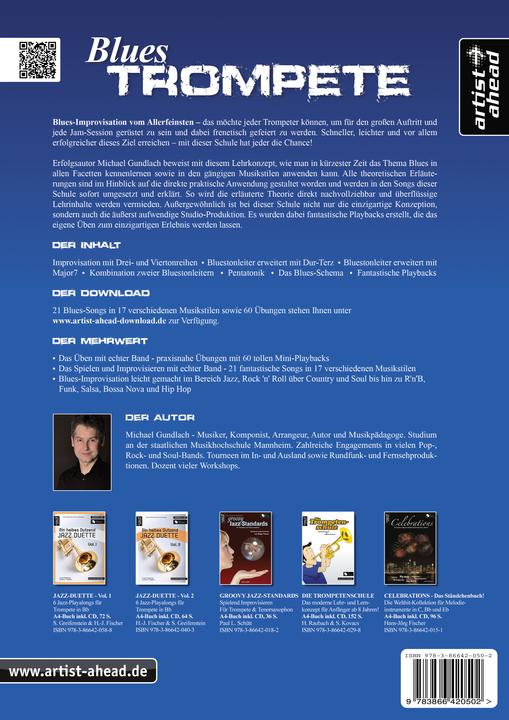 Actual product image Die aussergewöhnliche Schule für Blues-Trompete (German, Michael Gundlach, 2021)