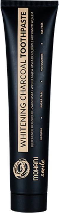 Mohani Whitening Charcoal Toothpaste Natural Whitening Paste From Activated Carbon 75Ml (75 ml)