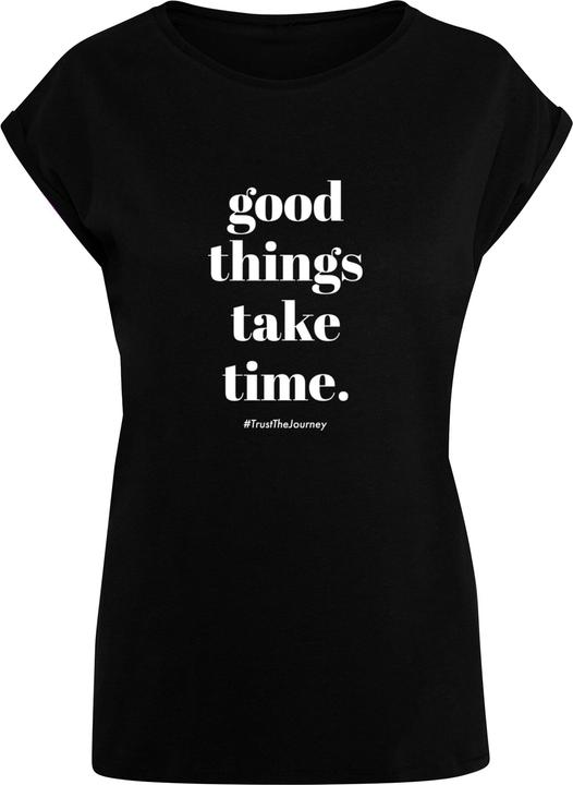 Merchcode Ladies Good Things Take Time T-Shirt - 117487 (5XL)
