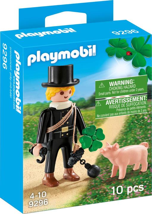 Produktbild Playmobil Schornsteinfeger mit Glücksschweinchen (9296)