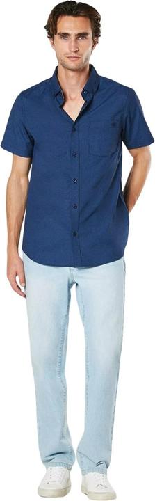 Actual product image Universal Textiles Mens Dotted Short-Sleeved Shirt (M)