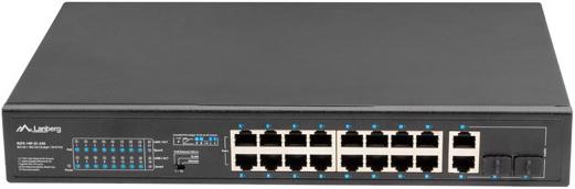 Lanberg RSFE-16P-2C-250 Switch di rete non gestito Gigabit Ethernet (10/100/1000) Power over Ethernet (PoE) (18 Porti)