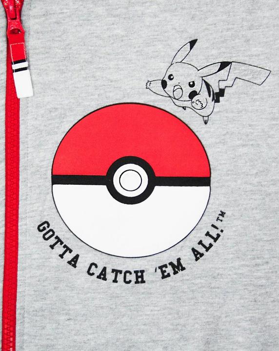 Produktbild Pokémon Gotta Catch Em All Hoodie mit durchgehendem Reissverschluss Jungen (116)