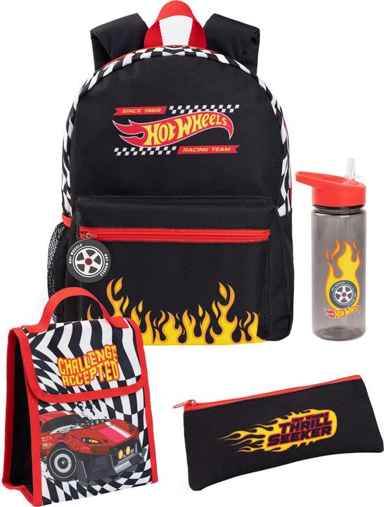Produktbild Hot Wheels Rucksack Schachbrett Flamme Set