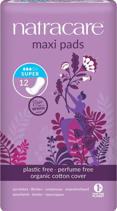 Natracare Maxi (12 x, Damenbinden)