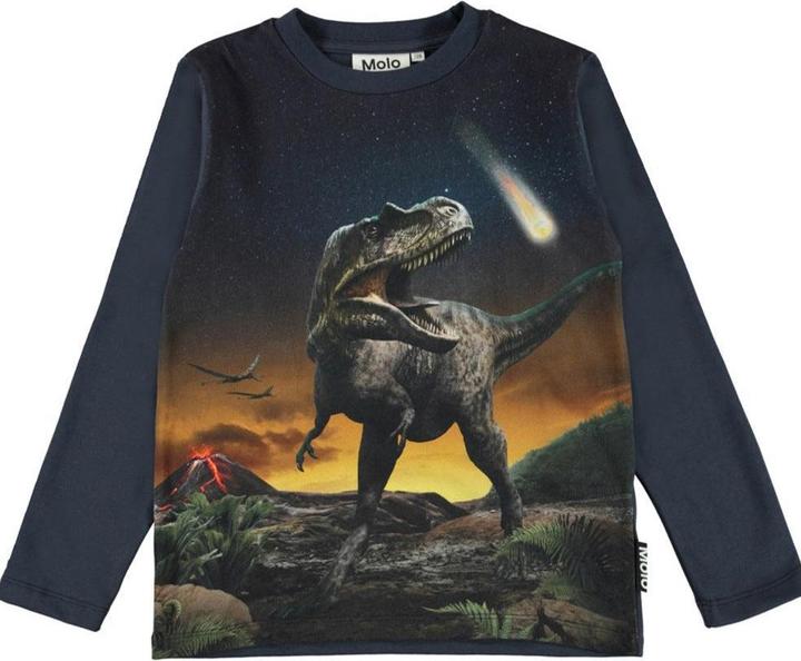 Actual product image Molo Long Sleeve Shirt Hoop Dino (128)