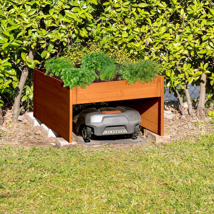 Actual product image Relaxdays Robot mower shed (Mowing robot, Robot mower garage)