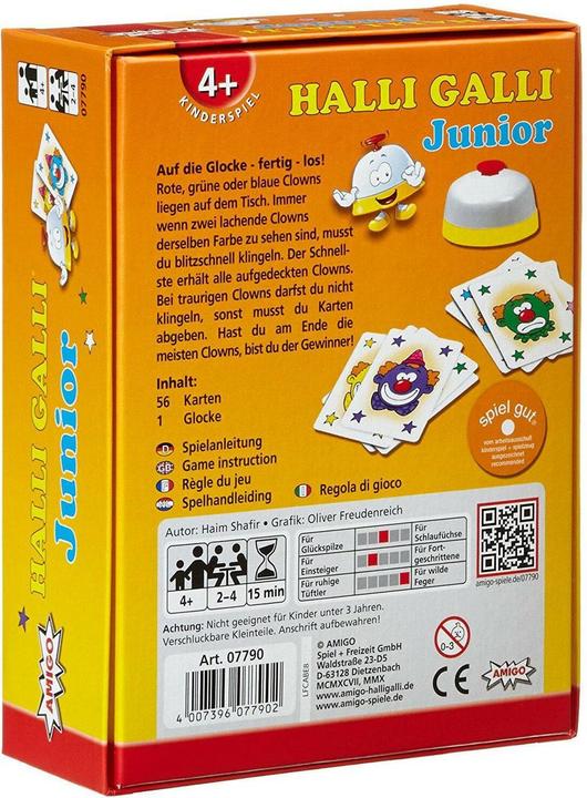 Actual product image Amigo Halli Galli Junior (German, French, Italian)