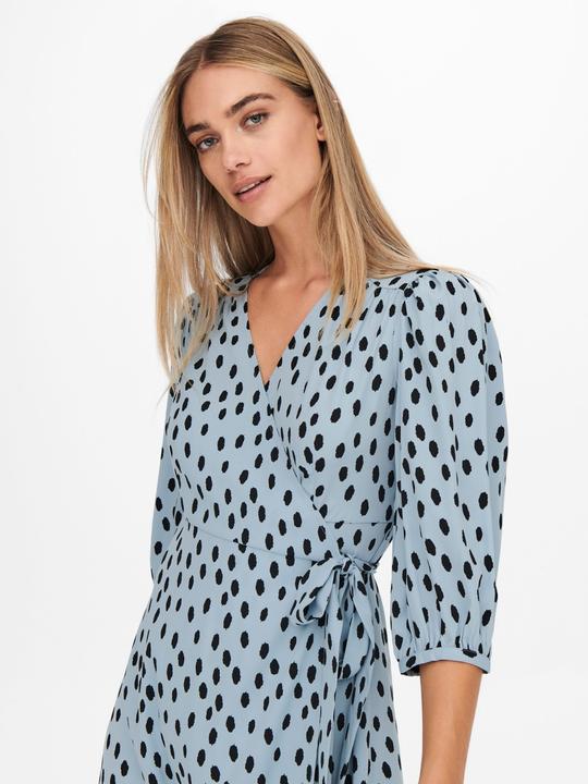 Produktbild Only 3/4-Ärmeliges Wickel- Midikleid (M)