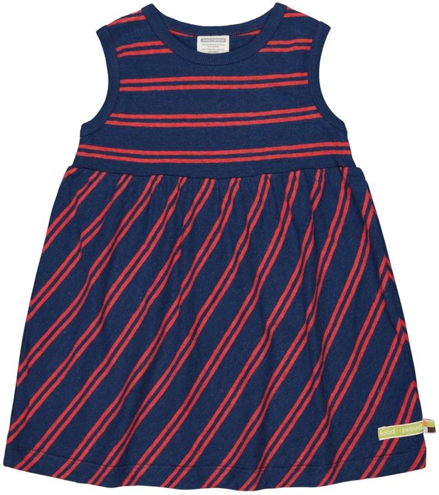 loud + proud Kleid Streifen mit Leinen (80)