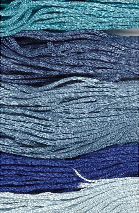 Immagine prodotto Creativ Company Filo da ricamo in cotone blu (8 m)