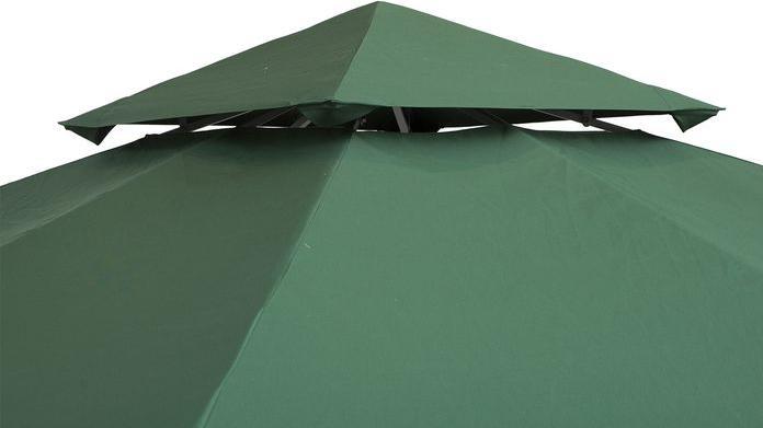 Actual product image Swisshandel24 Replacement roof pavilion roof for metal pavilion garden pavilion party tent garden tent polyester (300 cm, 300 cm)