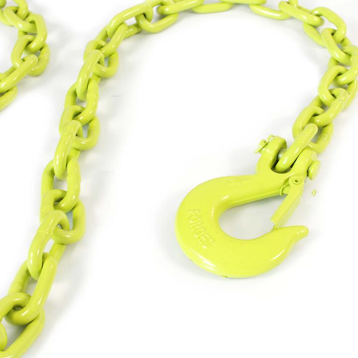 Actual product image XPOtool Forestry Logging Chain Round 1.65mx8mm w/Suspension Link Safety Choker Hooks Felling Wood