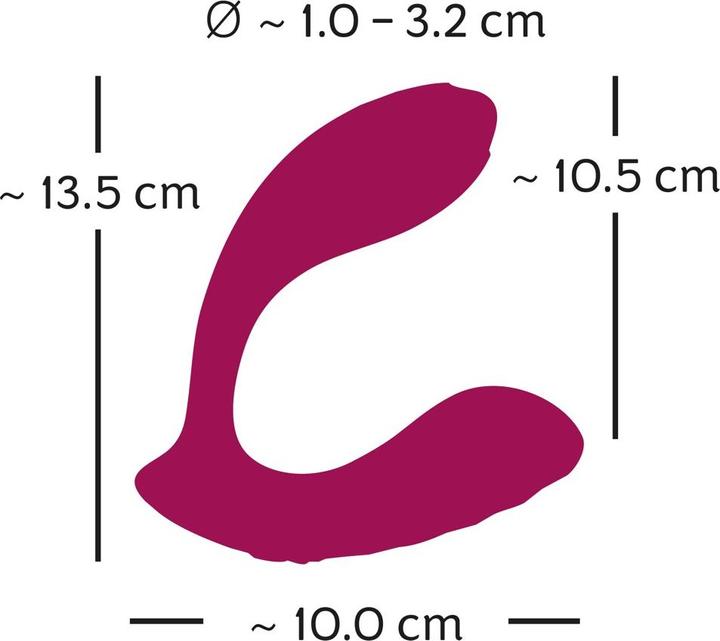 Actual product image You2Toys Bendable RC Panty Vibe