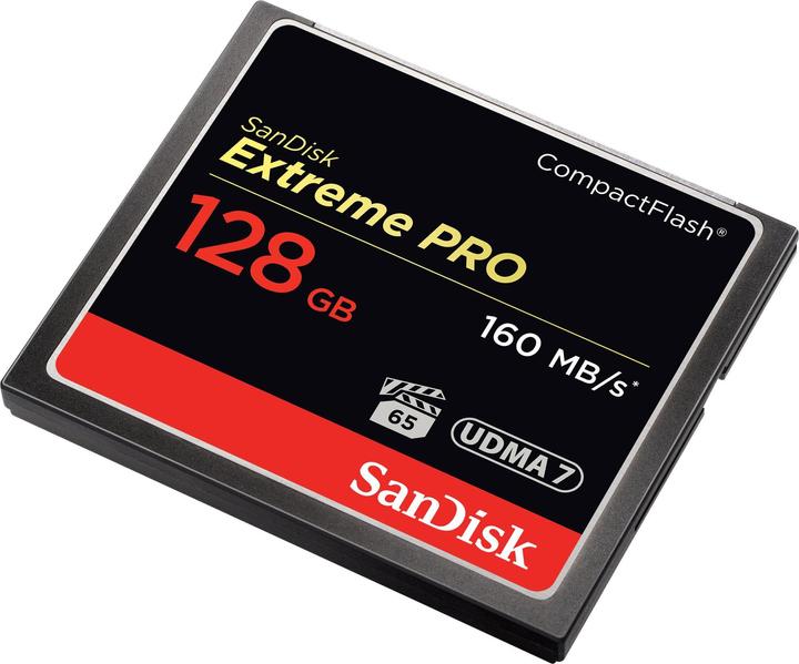 Image du produit SanDisk Extreme Pro Compact Flash (128 Go, CF, UHS-I)