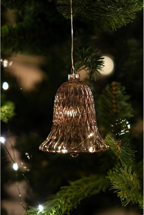 Image du produit Sirius Décoration d'arbre LED Luna Cloche, Ø 9 cm