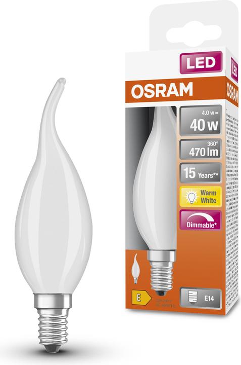 Actual product image Osram LED candle angular (E14, 5 W, 470 lm, 1 x, E)