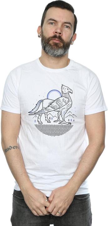 Actual product image Mens Buckbeak Line Art T-Shirt (XL)