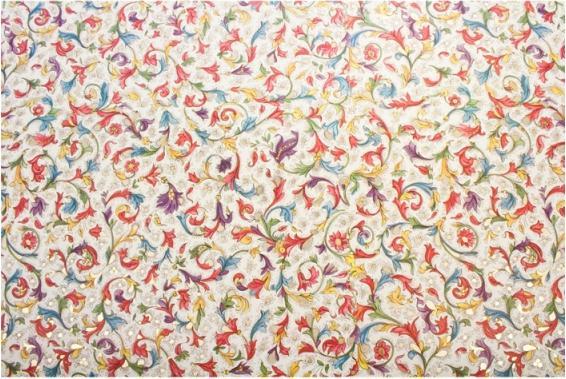 Kartos Geschenkpapier Florentia 68x98cm, chamoisfarbenes Papier (Geschenkpapier)