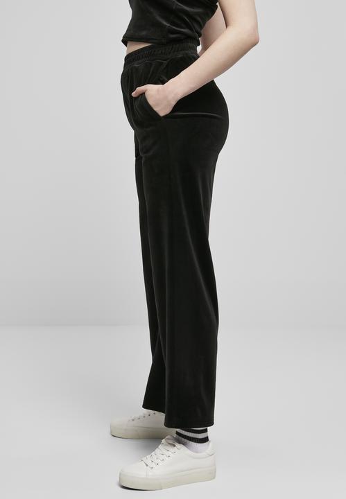 Immagine prodotto Urban Classics Pantaloni da ginnastica in velluto a vita alta da donna (L)