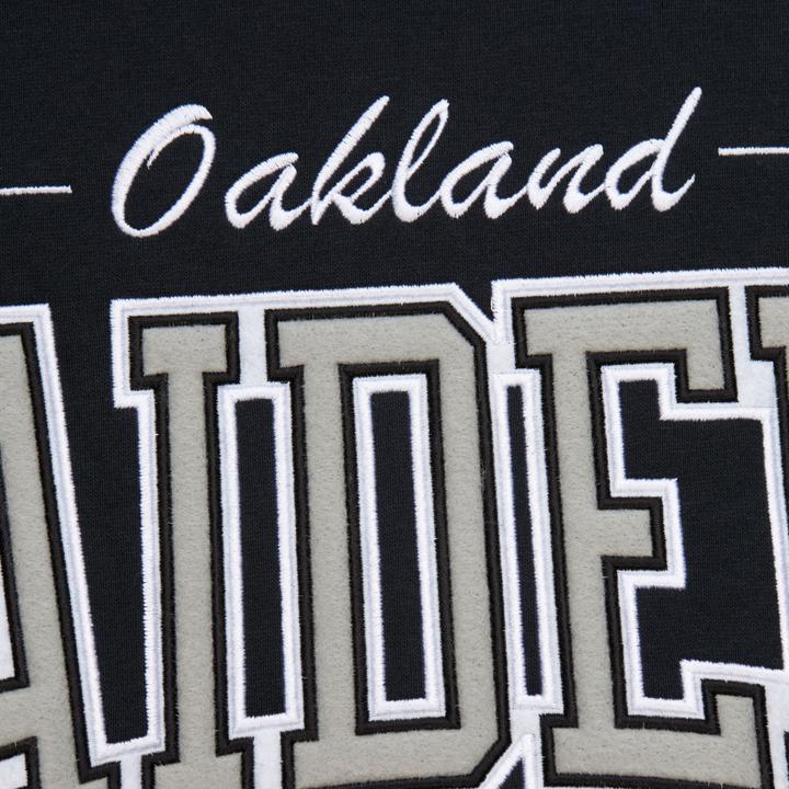 Actual product image Mitchell & Ness BACKPRINT Pullover Oakland Raiders - L (L)