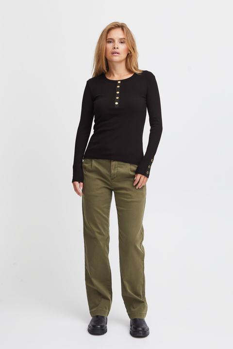 Actual product image Pulz Jeans PZHAVANA Long Sl Tshirt - 50207348 (L)