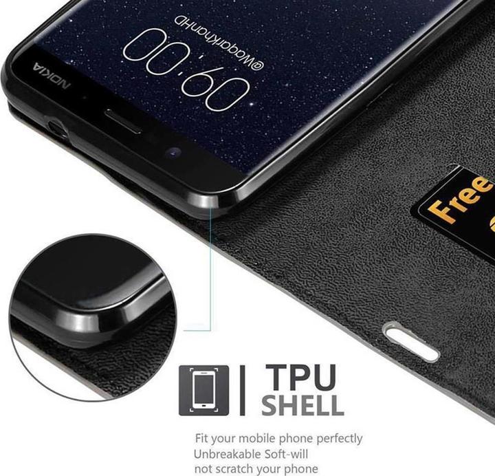 Immagine prodotto Cadorabo Copertina magnetica invisibile del libro (Nokia 8 Scirocco)
