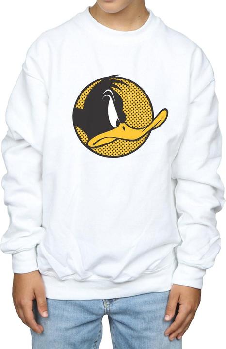 Produktbild Looney Tunes Daffy Duck Dotted Profile Sweatshirt Jungen (152, 158)