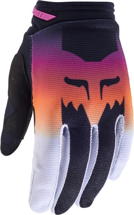 Fox GLOVES 24 W 180 FLORA BLK/PNK (M)