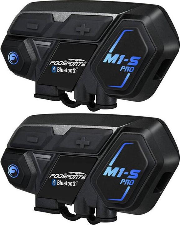 Produktbild Konjac Sponge Fodsports M1-S Pro motorcycle intercom two-pack (black) (2er Set)
