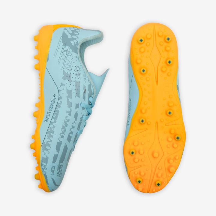 Image du produit Kipsta Chaussures De Football Enfant A Lacets Viralto I Mg/Ag Bleue (36)