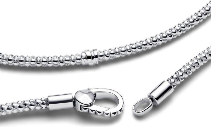 Immagine prodotto Pandora Studded Clasp & Chain Bracelet (19 cm, Argento 925)