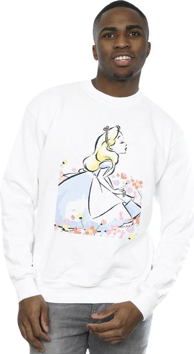 Produktbild Disney Alice In Wonderland Sketch Flowers Sweatshirt (M)